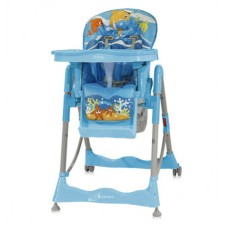 Стульчик для кормления Bertoni PRIMO, blue dolphins